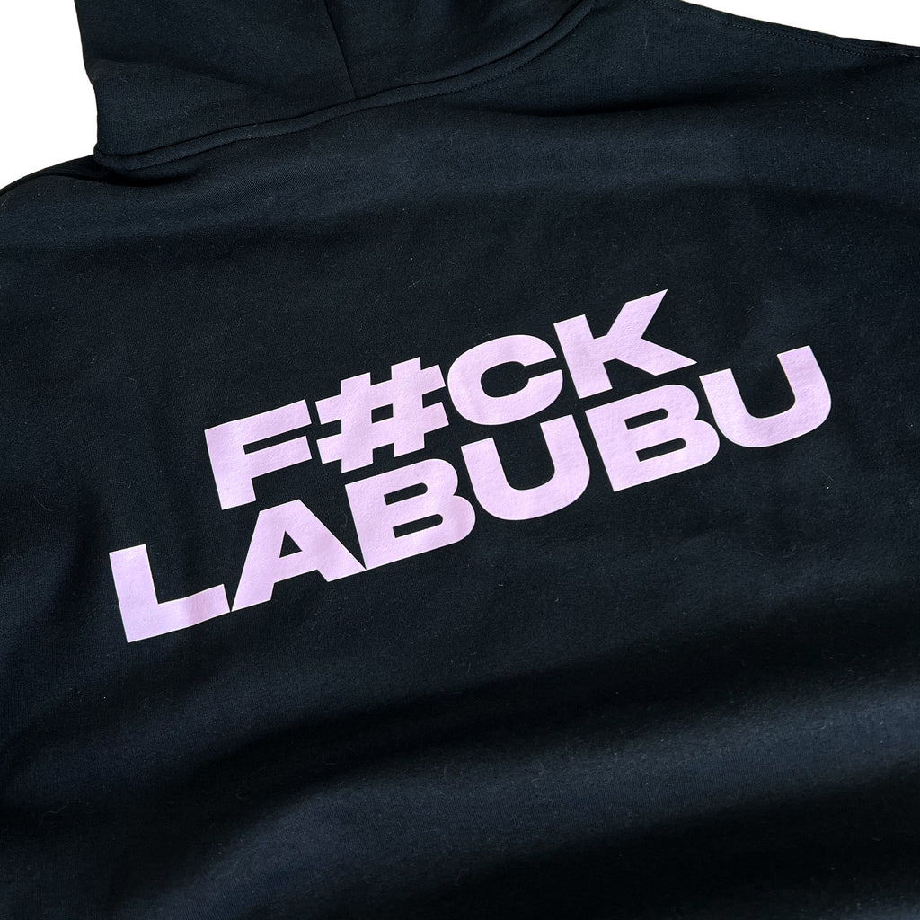 F#CK LABUBU HOODIE BLACK UNISEX