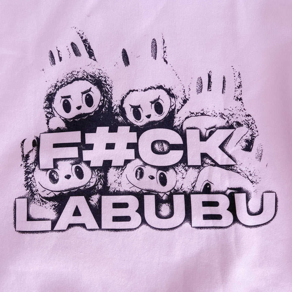 F#CK LABUBU HOODIE PINK UNISEX